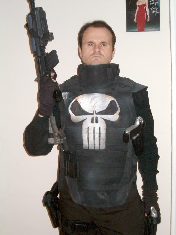 Completed Punisher Warzone Costume